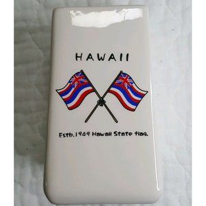 Sams Restaurant Ryukyu Islands Okinawa Japan Hawaii Flags Square Tiki Mug 6.5"